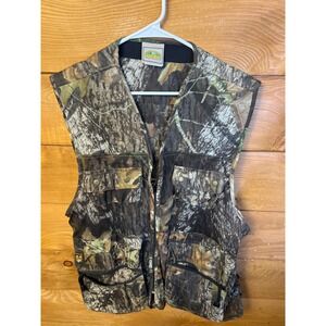 Fieldline Mens Camo Vest Mesh Pockets Hunting Fishing Outdoor Gear Tactical Game